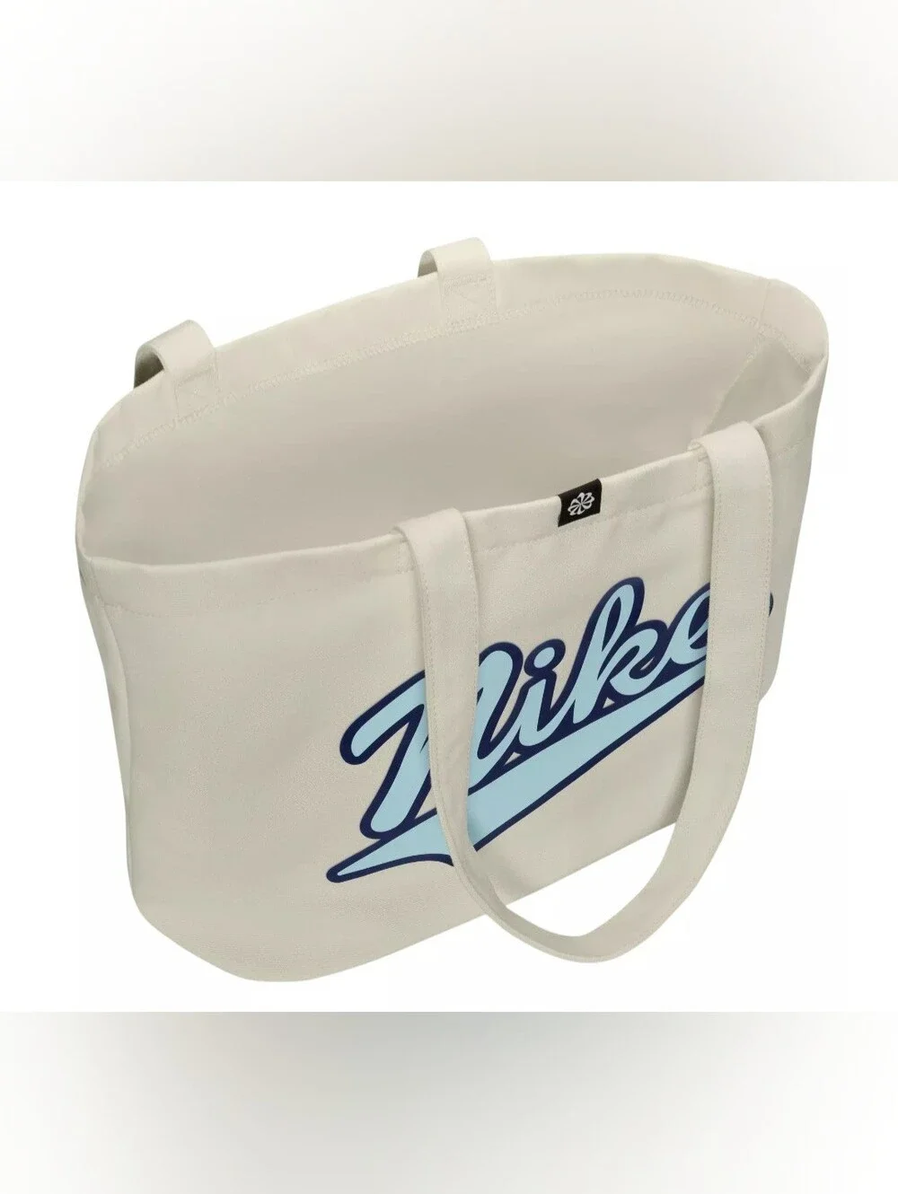 Nike Heritage Retro 2.0 Tote with Blue Script Logo, NWT